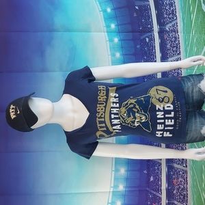 Pitt Panthers Heinz Field Tshirt Football Tee Shirt Top S Small